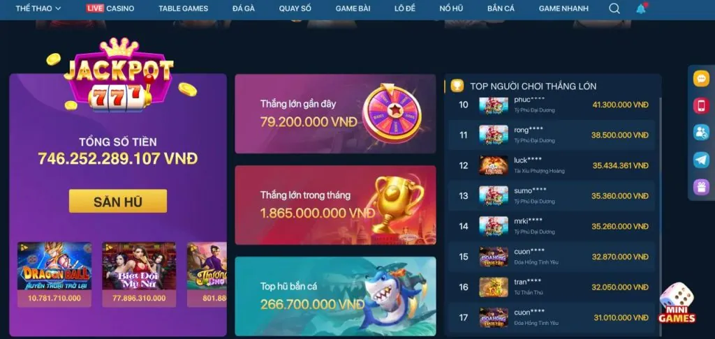 Ưu đãi nạp tiền bắn cá